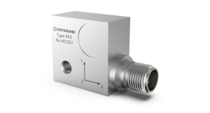 CRY443 IEPE加速度计，3 轴，50mv/g，±100g pk，1Hz ~ 4kHz